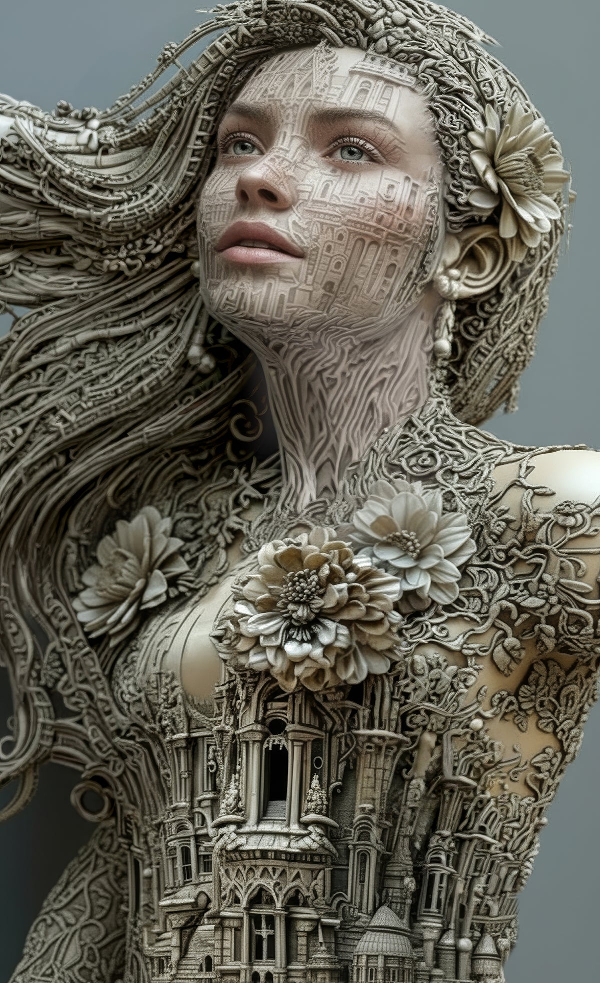 50x70 Kanvas kumaşa baskı dijital görsel